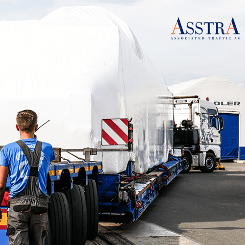 Unique success story: AsstrA ships railway wagon by truck