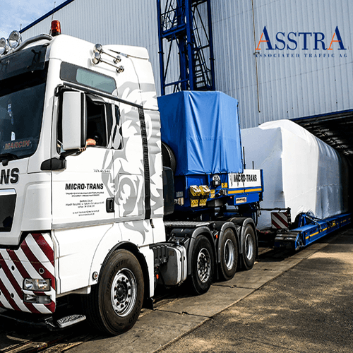 Unique success story: AsstrA ships railway wagon by truck