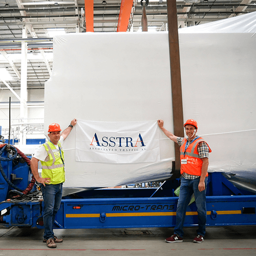 Unique success story: AsstrA ships railway wagon by truck