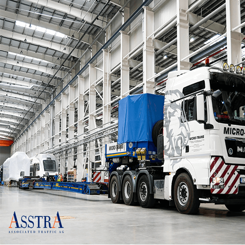 Unique success story: AsstrA ships railway wagon by truck