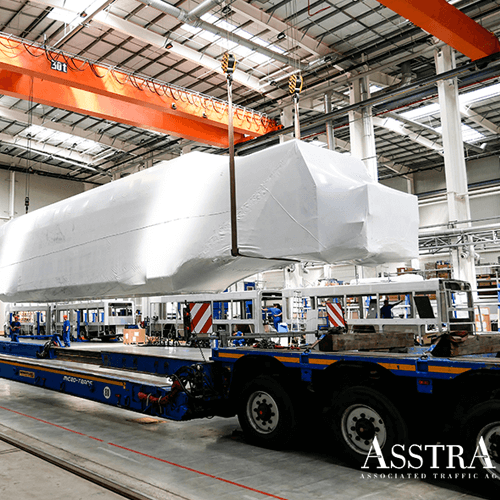 Unique success story: AsstrA ships railway wagon by truck