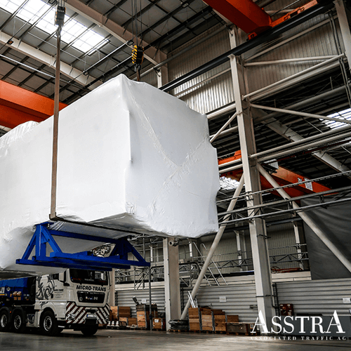 Unique success story: AsstrA ships railway wagon by truck