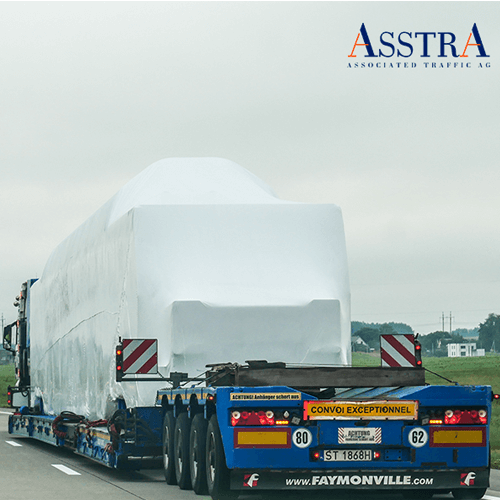 Unique success story: AsstrA ships railway wagon by truck