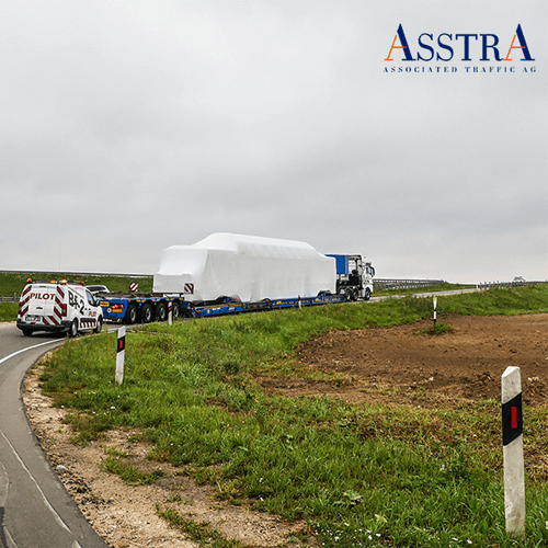 Unique success story: AsstrA ships railway wagon by truck