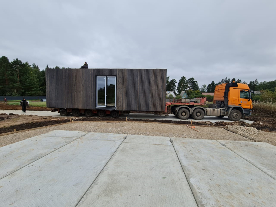 Rest stop structures for the first section of the Velo 1 cycleway